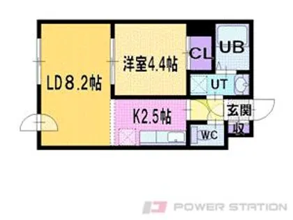 ファーム田村松並【3階】の間取り