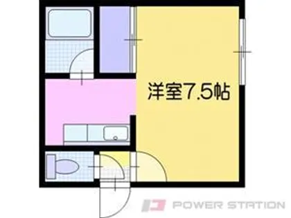 コーポ尾田【1階】の間取り