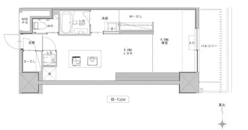 SK BUILDING-901【4階】の間取り