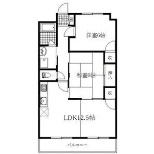 メゾンみやび【4階】の間取り