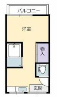 諏訪ノ森アパート【201号室】の間取り