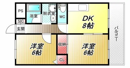 カパルア【5階】の間取り