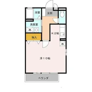 グランディール【2階】の間取り