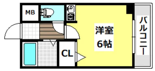 グラシュジュール【3階】の間取り