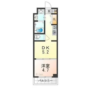 ファステート京都西KIWAMI【2階】の間取り