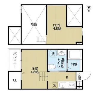 ウィーン・ベル【1階】の間取り
