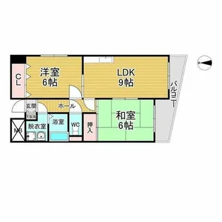 Sauberberg【7階】の間取り