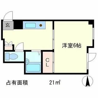 アベニュー77【5階】の間取り