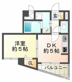 さくらビュルディング【2階】の間取り