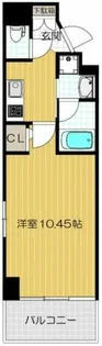 プレジール靭公園【5階】の間取り