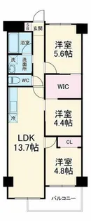 インペリアル京都【3階】の間取り