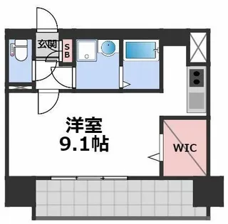 ドゥーエ森ノ宮【5階】の間取り