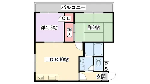 レスターテⅡ【3階】の間取り