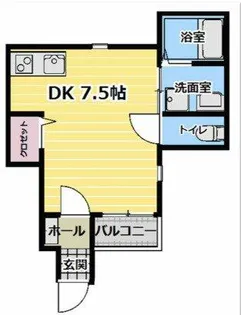 エターナルシー大観町【101号室】の間取り