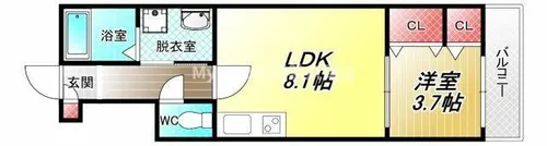 カーサセレーナ【2階】の間取り