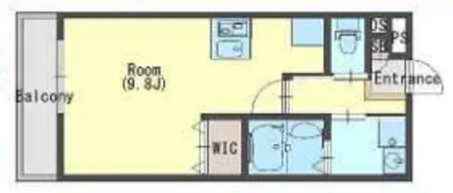 ジーメゾン墨江【1階】の間取り