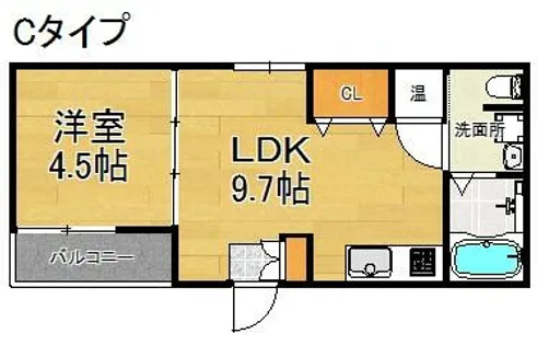 Fメゾン北加賀屋Ⅰ番館【2階】の間取り