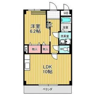 アバンス【3階】の間取り