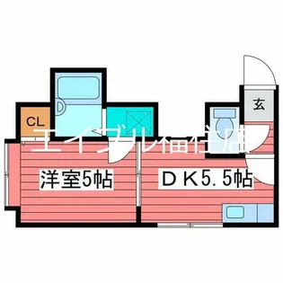 Vivere月寒西Ⅱ【2階】の間取り