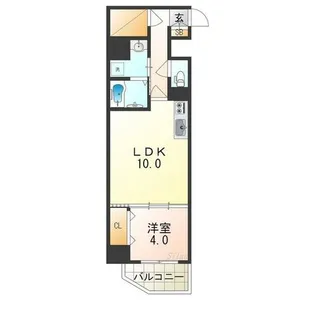 グランパシフィック帝塚山innovation【8階】の間取り