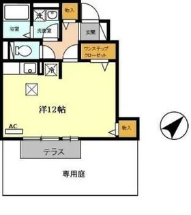 プリムールコート【1階】の間取り