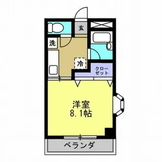 プラネット東海【1階】の間取り