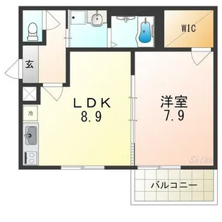 ラ・フェスタ池尻【3階】の間取り