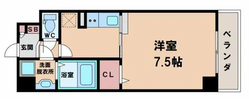 ジュネス我孫子【1階】の間取り