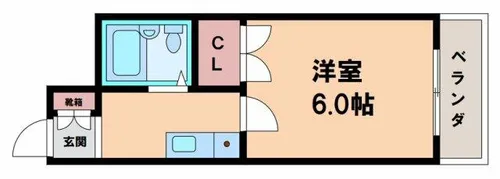 クローバー・メゾン公園南【2階】の間取り