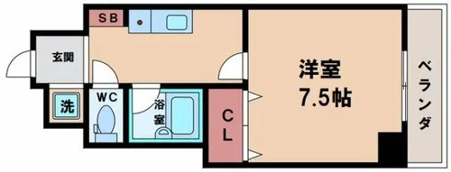 エスペランサあびこ【6階】の間取り