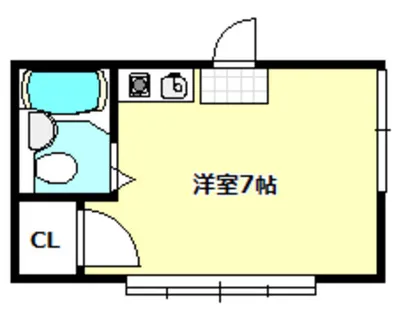 穂積ビル【3号室】の間取り