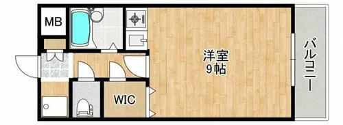 カサモラーダ船場【402号室】の間取り