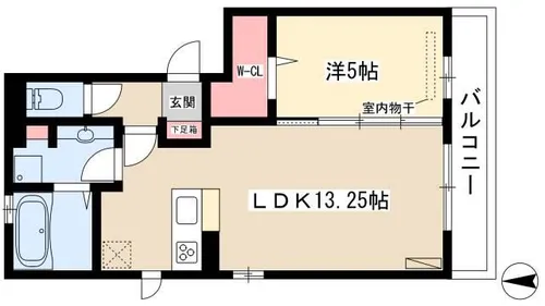 Ma Chambre【2階】の間取り