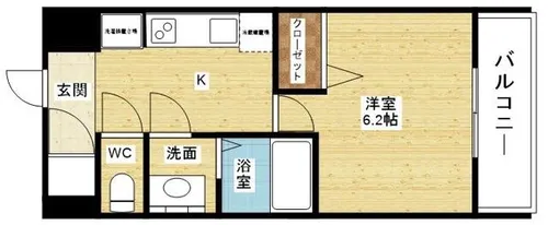 リッツ新大阪【12階】の間取り