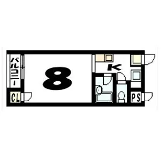 サンリーベ・プラザ【4階】の間取り