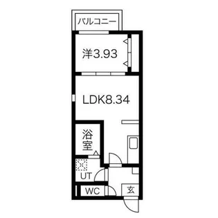 Patina烏森【1階】の間取り
