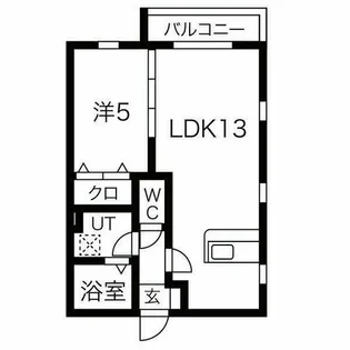 グランフォーレ名古屋【2階】の間取り