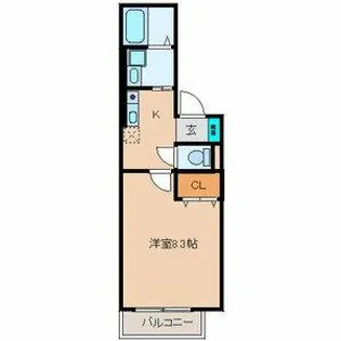 メモリーコートMISA【1階】の間取り