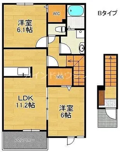 ケーズコート東山【2階】の間取り