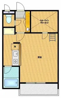 セザンヌ新栄4【206号室】の間取り