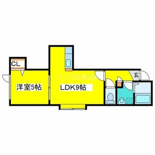 MKガーデン北野【201号室】の間取り