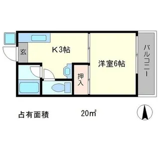 グラーベンハウゼ【2階】の間取り