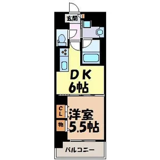 エスカルコート【4階】の間取り