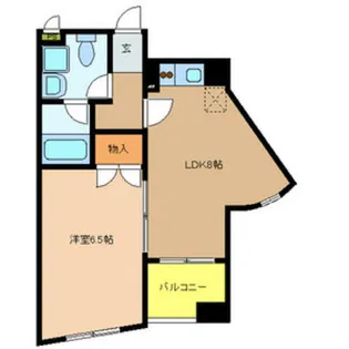 ルミエール北大路【2階】の間取り