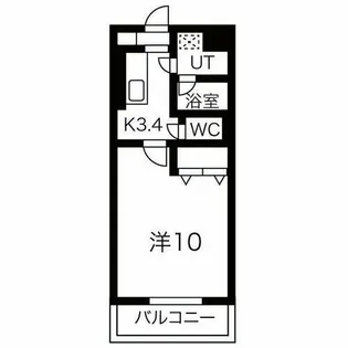 トゥー・ル・モンド【2階】の間取り