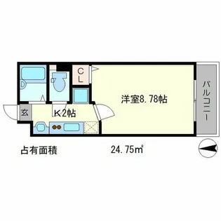 白川楽舎【1階】の間取り