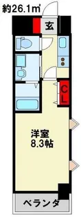 福岡県北九州市小倉北区室町2丁目【マンション】の間取り