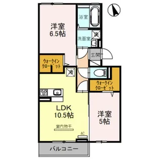 リバーサイド ガーデン【3階】の間取り