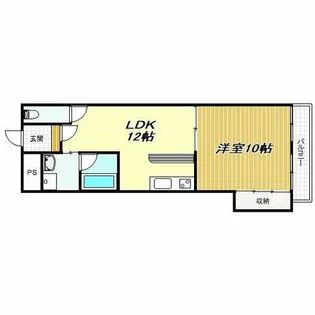 新栄プロパティー藤ヶ丘【2階】の間取り