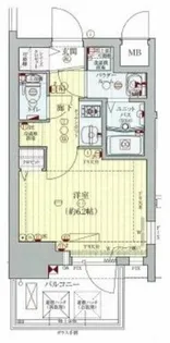 プレサンス玉造駅前ルージュ【12階】の間取り